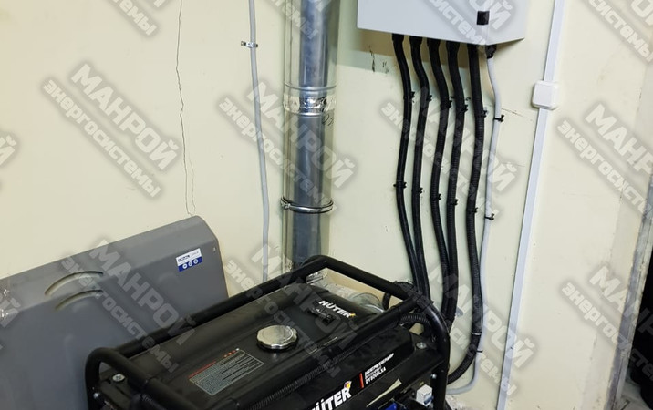 Huter DY8000LXA - система автозапуска