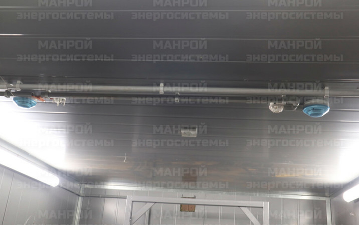 Дизельный генератор SDMO в контейнере из сэндвич-панелей