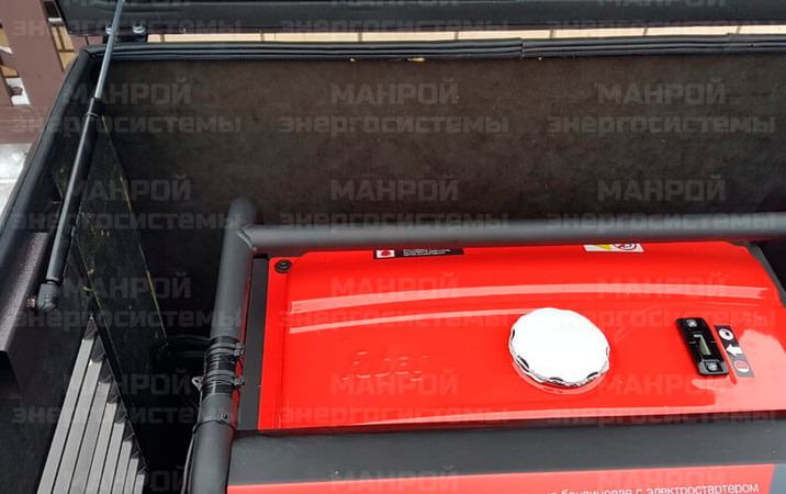 Монтаж бензогенератора 8 кВт для дома
