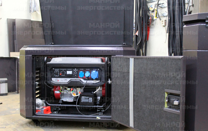 Elitech СГБ 8000Е в уличном кожухе